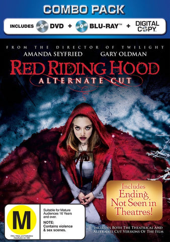 RED RIDING HOOD ALTERNATE CUT DVD + BLURAY VG+