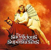 SUPERSUCKERS THE-THE SACRILIIOUS SOUNDS OF THE SUPERSUCKERS LP VG COVER VG+