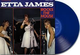 JAMES ETTA-ROCKS THE HOUSE BLUE VINYL LP *NEW*