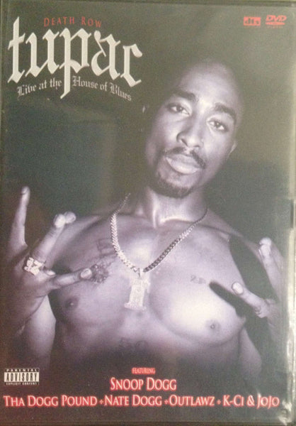 2 PAC FEAT SNOOP DOGG-LIVE AT THE HOUSE OF BLUES DVD VG
