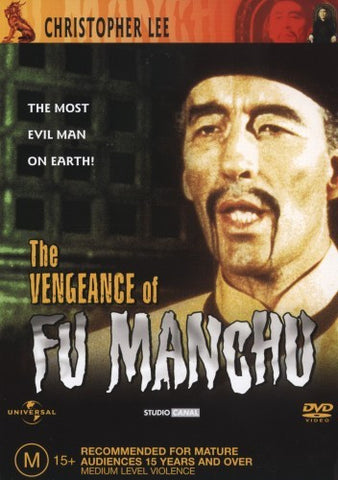 VENGEANCE OF FU MANCHU DVD VG