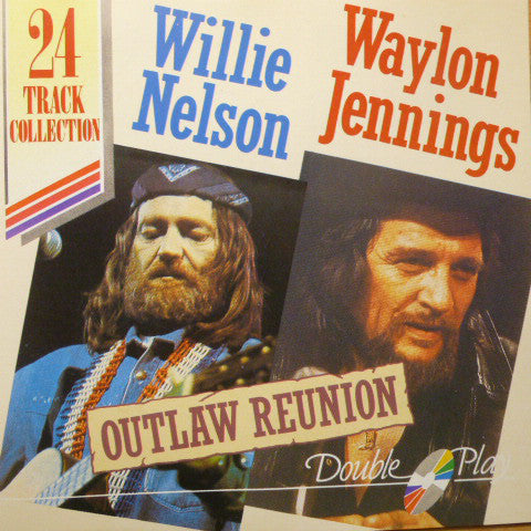 NELSON WILLIE & WAYLON JENNINGS-OUTLAW REUNION CD VG