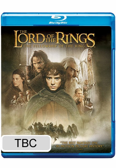 LORD OF THE RINGS-THE FELLOWSHIP OF THE RING BLURAY VG+