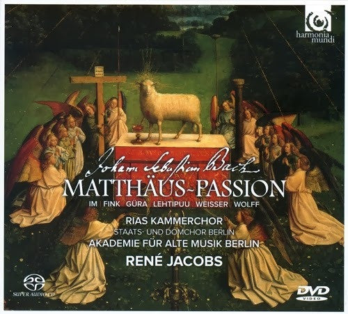 BACH JS-MATTHAUS PASSION BOXSET 2CD 1 DVD *NEW*