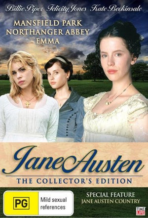 AUSTEN JANE-EMMA + NORTHANGER ABBEY + MANSFIELD PARK 4DVD VG+