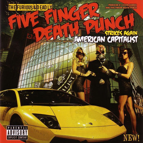 FIVE FINGER DEATH PUNCH-AMERICAN CAPITALIST CD VG