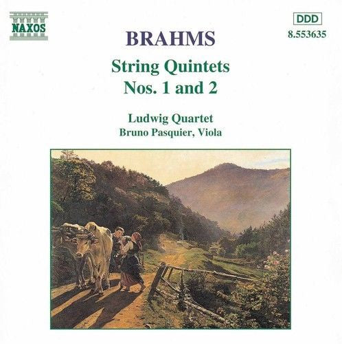 BRAHMS-STRING QUINTETS NOS 1 & 2 LUWIG QUARTET CD VG+