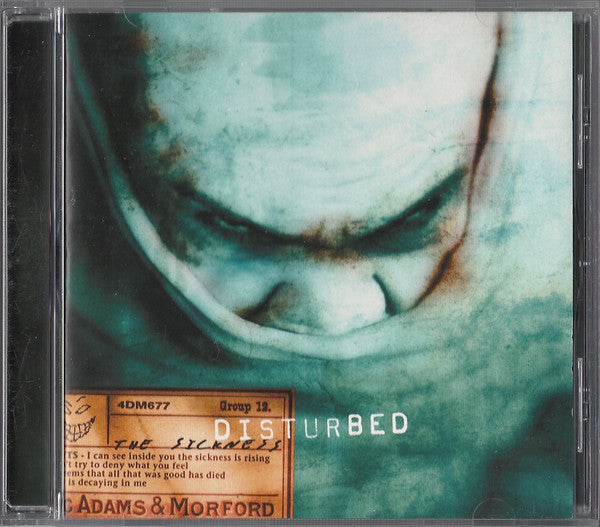 DISTURBED-THE SICKNESS CD VG