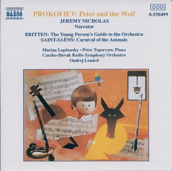 PROKOFIEV-PETER AND THE WOLF + CARNIVAL OF THE ANIMALS CD *NEW*