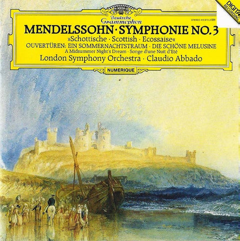 MENDELSSOHN-SYMPHONIE NO 3 ABBADO CD VG