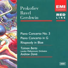 PROKOFIEV RAVEL GERSHWIN-PIANO CONCERTOS LONDON PHILHARMONIC ANDREW DAVIS CD VG