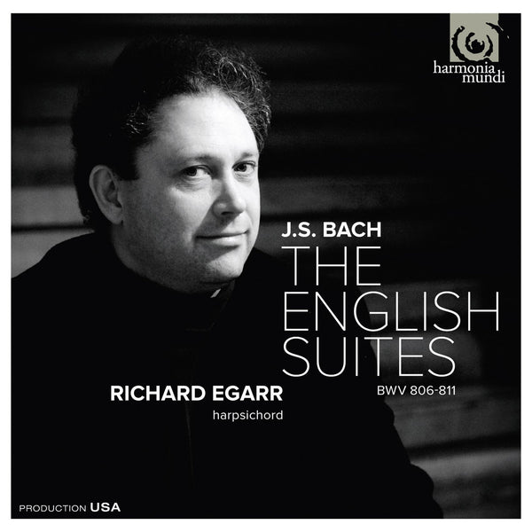 BACH JS-THE ENGLISH SUITES RICHARD EGARR *NEW*