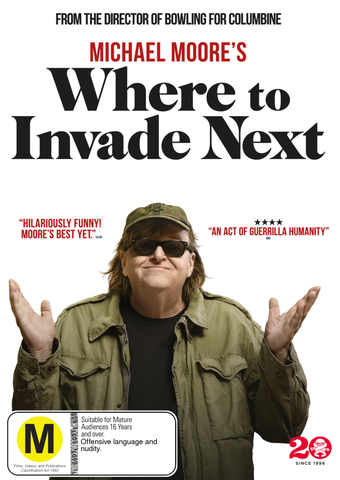 MOORE MICHAEL-WHERE TO INVADE NEXT DVD VG