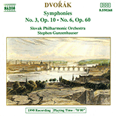 DVORAK-SYMPHONIES 3 AND 6 CD VG