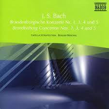 BACH J.S. - BRANDENBURG CONCERTOS NOS 1, 3, 4 AND 5 CD VG