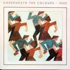 INXS-UNDERNEATH THE COLOURS LP EX COVER VG+