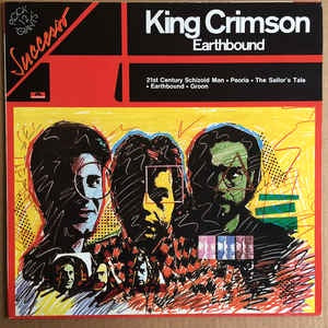 KING CRIMSON-EARTHBOUND LP VG+ COVER VG