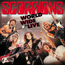 SCORPIONS-WORLD WIDE LIVE 2LP VG+ COVER VG+