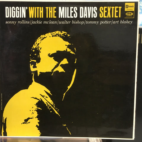 DAVIS MILES-DIGGIN' WITH THE MILES DAVIS SEXTET LP VG+ COVER VG+