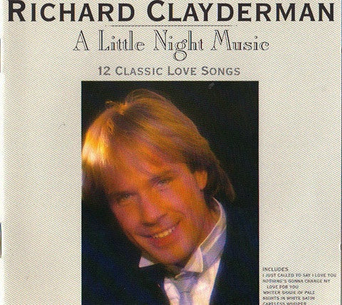 CLAYDERMAN RICHARD-A LITTLE NIGHT MUSIC CD VG