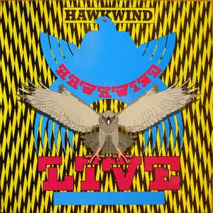 HAWKWIND-LIVE LP EX COVER VG+