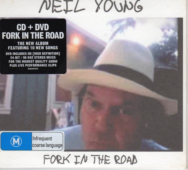 YOUNG NEIL-FORK IN THE ROAD CD + DVD VG