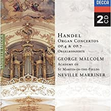 HANDEL-ORGAN CONCERTOS OP 4 & OP 7 2CD VG