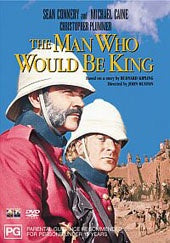 MAN WHO WOULD BE KING THE DVD VG