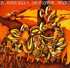 AMON DUUL II-LIVE IN LONDON LP VG+ COVER VG