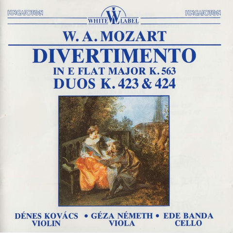 MOZART-TRIO DIVERTIMENTO & DUOS KOVACS, NEMETH, BANDA CD VG