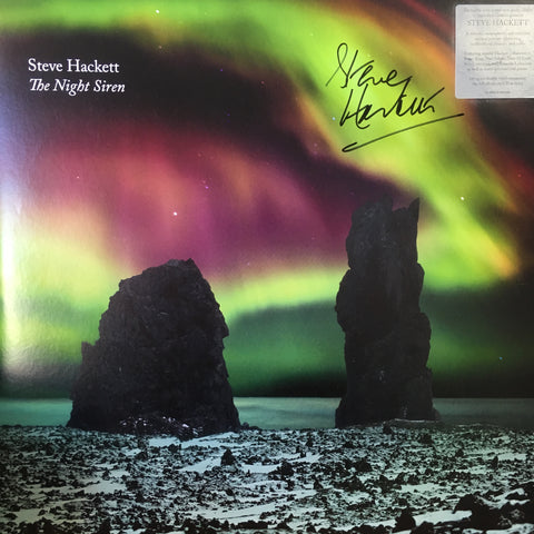 HACKETT STEVE-THE NIGHT SIREN 2LP+CD VG+ AUTOGRAPHED COVER EX