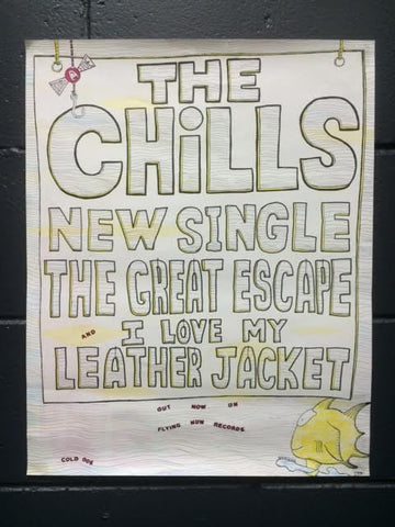 CHILLS THE-NEW SINGLE PROMO POSTER VG