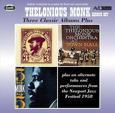 MONK THELONIOUS-THREE CLASSIC ALBUMS PLUS 2CD *NEW*