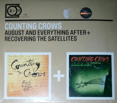 COUNTING CROWS-AUGUST & EVERYTHING AFTER + RECOVERING THE SATELLITES 2CD VG