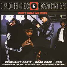 PUBLIC ENEMY-CAN'T HOLD US BACK 12" VG COVER VG