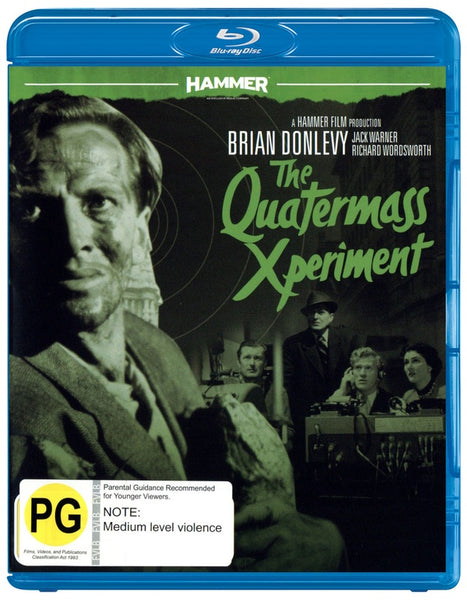 THE QUATERMASS XPERIMENT DVD + BLURAY VG+