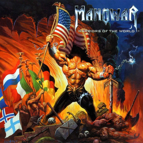 MANOWAR-WARRIORS OF THE WORLD CD  VG