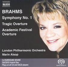 BRAHMS - SYMPHONY NO 1 OVERTURES CD VG