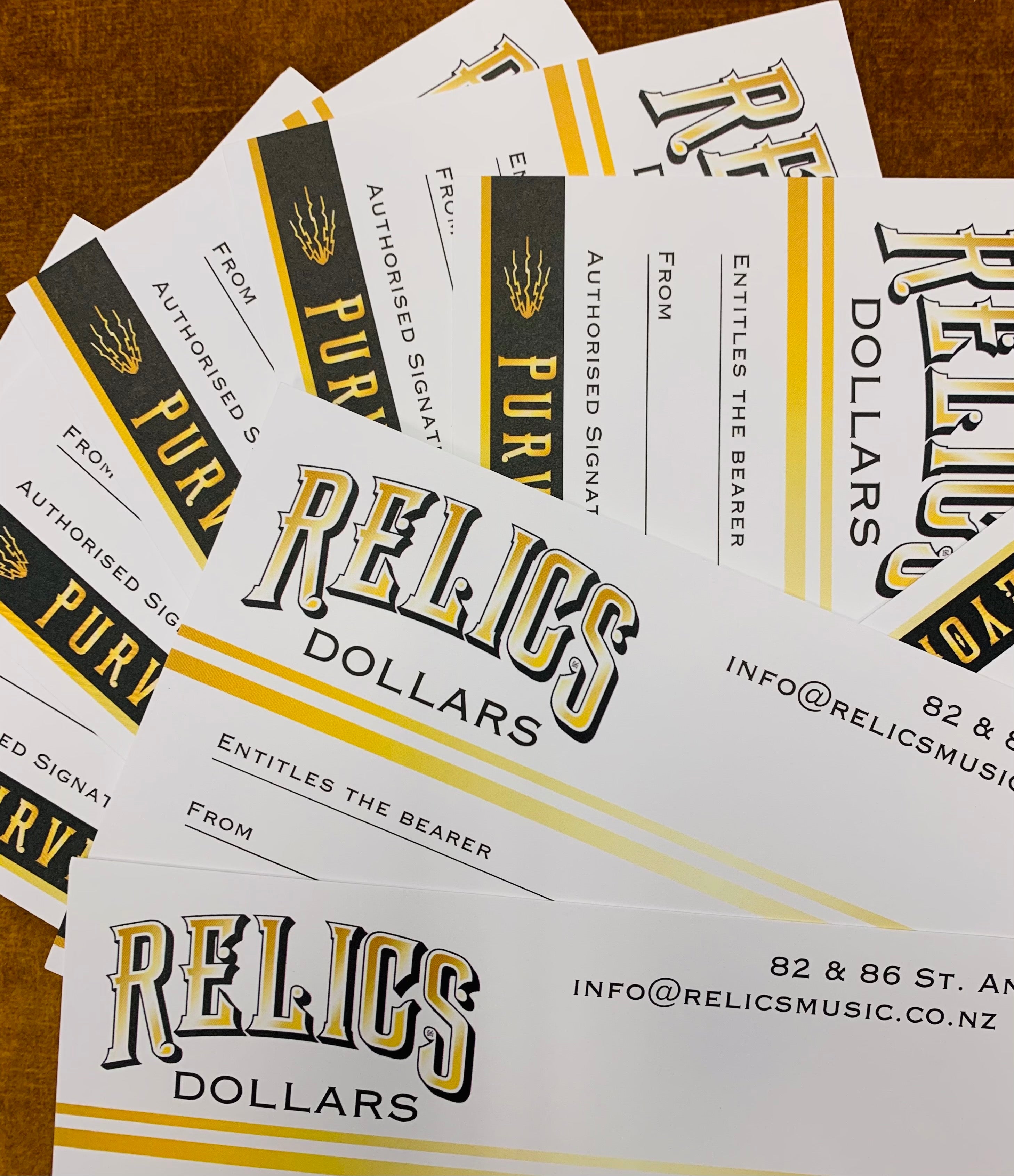 RELICS Gift Card