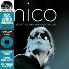 NICO-LIVE AT THE LIBRARY THEATRE '80 BLUE VINYL LP *NEW*