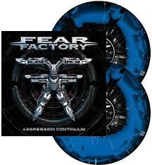 FEAR FACTORY-AGGRESSION CONTINUUM BLACK/ BLUE/ WHITE SPLATTER VINYL 2LP *NEW*