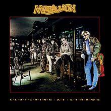 MARILLION-CLUTCHING AT STRAWS LP VG+ COVER VG+