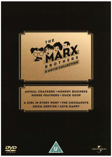 MARX BROTHER THE-8 MOVIE COLLECTION 8DVD VG