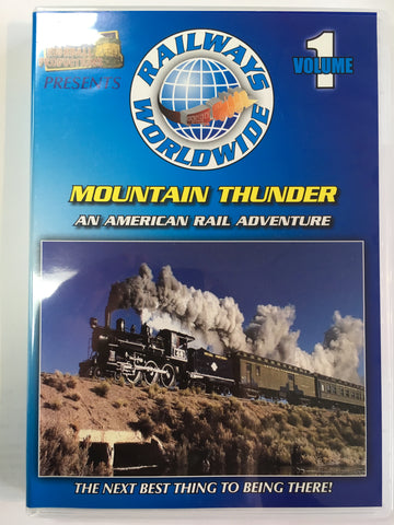 RAILWAYS WORLDWIDE-MOUNTAIN THUNDER VOL 1 DVD VG