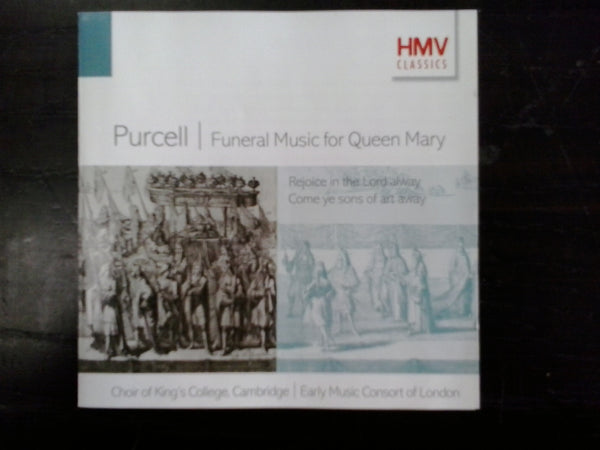 PURCELL-FUNERAL MUSIC FOR QUEEN MARY CD VG