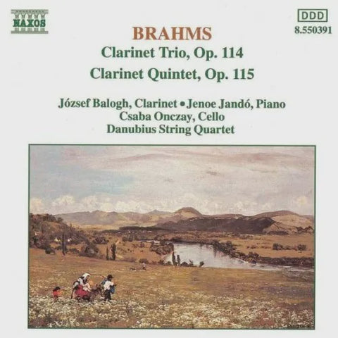 BRAHMS: CLARINET TRIO AND QUINTET CD VG+
