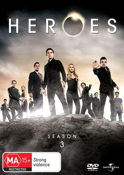 HEROES SEASON THREE 6DVD VG+