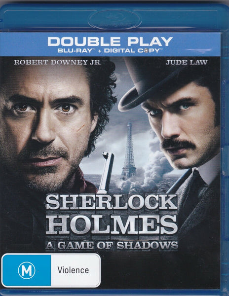 SHERLOCK HOLMES: A GAME OF SHADOWS BLURAY VG+