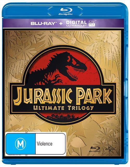 JURASSIC PARK THE ULTIMATE TRILOGY 3BLURAY VG+