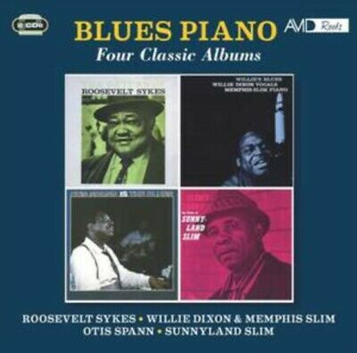BLUES PIANO: FOUR CLASSIC ALBUMS-VARIOUS ARTISTS 2CD *NEW*